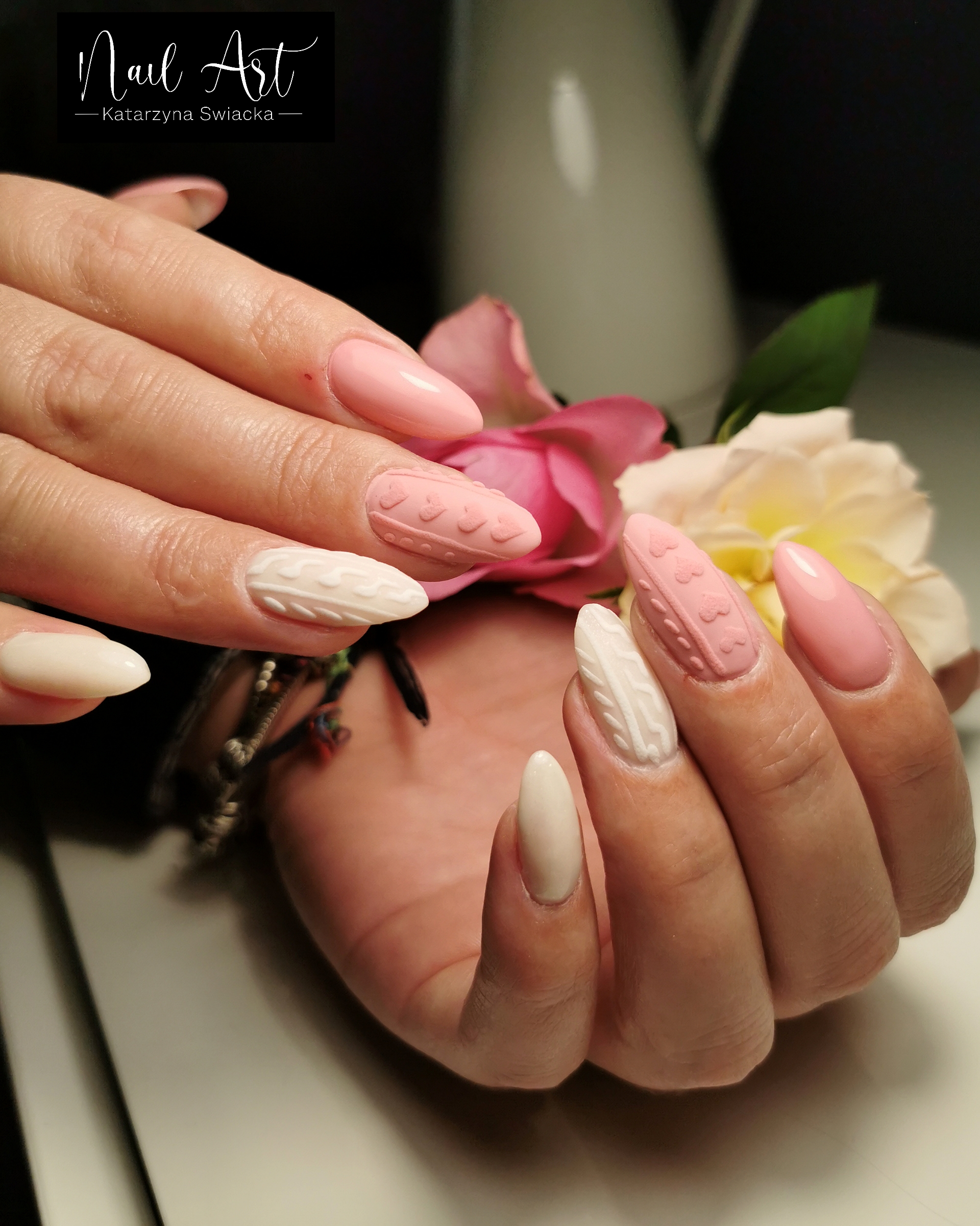 Elegancka stylizacja paznokci z portfolio